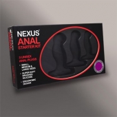 Набор из 3 массажеров простаты чёрного цвета NEXUS ANAL STARTER KIT - Nexus Range - в Ставрополе купить с доставкой