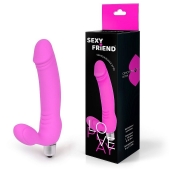 Розовый безремневой страпон Sexy Friend - 1137 - купить с доставкой в Ставрополе