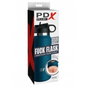 Мастурбатор-вагина в синей колбе F*ck Flask - Pipedream - в Ставрополе купить с доставкой