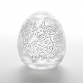 Мастурбатор-яйцо Keith Haring EGG PARTY - Tenga - в Ставрополе купить с доставкой