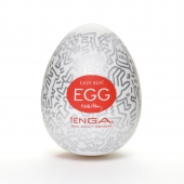 Мастурбатор-яйцо Keith Haring EGG PARTY - Tenga - в Ставрополе купить с доставкой