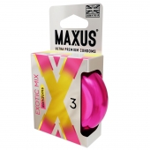Ароматизированные презервативы Maxus Exotic Mix - 3 шт. - Maxus - купить с доставкой в Ставрополе