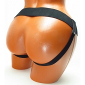 Трусики для страпона коричневого цвета - БДСМ Арсенал - купить с доставкой в Ставрополе