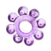 Мягкая фиолетовая гелевая насадка - Toyfa Basic - в Ставрополе купить с доставкой