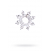 Прозрачное гелевое эрекционное кольцо-звезда - Toyfa Basic - в Ставрополе купить с доставкой