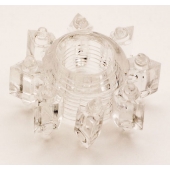 Прозрачное гелевое эрекционное кольцо-звезда - Toyfa Basic - в Ставрополе купить с доставкой