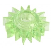 Зеленое эрекционное кольцо-солнце - Toyfa Basic - в Ставрополе купить с доставкой