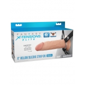 Полый страпон на ремнях 6’’ Hollow Silicone Strap-on - Pipedream - купить с доставкой в Ставрополе