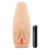 Мастурбатор-вагина с вибрацией Soft   Wet Natasha Realistic Beige Masturbator - Blush Novelties - в Ставрополе купить с доставкой