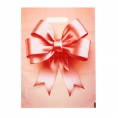 Пакет с принтом в виде банта с вырубной ручкой (30х40 см) - Сима-Ленд - купить с доставкой в Ставрополе