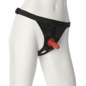 Трусики со штырьком для фиксации насадок Ultra Harness with Plug - Doc Johnson - купить с доставкой в Ставрополе