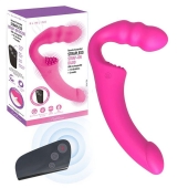 Розовый безремневой страпон Straples Strap-On Dildo - Erokay - купить с доставкой в Ставрополе