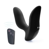 Черный вибромассажер простаты 3,5’’ Remote Control Curve P-spot Massager - 12 см. - Erokay - в Ставрополе купить с доставкой
