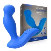 Синий вибромассажер простаты 3,5’’ P-spot Massager - 12,5 см. - Erokay - в Ставрополе купить с доставкой