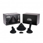 Конусный вибромассажер Cowgirl Cone с 2 насадками - CowGirl - купить с доставкой в Ставрополе