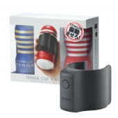 Набор Tenga Cup Vibrator 1st Set: вибратор Cup Vibrator, мастурбатор Original Vacuum Cup, мастурбатор Premium Original Vacuum Cup - Tenga - в Ставрополе купить с доставкой