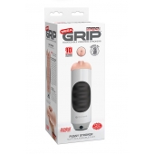 Мастурбатор-вагина Extreme Toyz Mega Grip Vibrating Stroker Mouth - Pipedream - в Ставрополе купить с доставкой