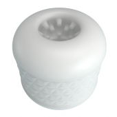 Белый сквозной мастурбатор Crystle - Baile - в Ставрополе купить с доставкой