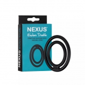Черное двойное эрекционное кольцо Nexus Enduro Double - Nexus Range - в Ставрополе купить с доставкой