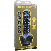 Черно-синяя мини-машина на присоске Tendril Thruster - 21,6 см. - Doc Johnson - купить с доставкой в Ставрополе