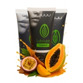 Набор из 3 съедобных лубрикантов JUJU со вкусом тропических фруктов - JuJu - купить с доставкой в Ставрополе