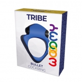 Синее эрекционное кольцо Wooomy Tribeс с вибрацией - Adrien Lastic - в Ставрополе купить с доставкой