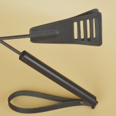 Черный кожаный стек «Сириус» - 60 см. - Sitabella - купить с доставкой в Ставрополе