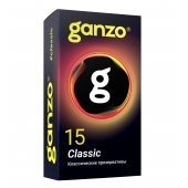 Классические презервативы с обильной смазкой Ganzo Classic - 15 шт. - Ganzo - купить с доставкой в Ставрополе Классические презервативы с обильной смазкой Ganzo Classic - 15 шт. - Ganzo - купить с доставкой в Ставрополе