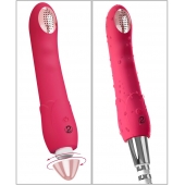 Малиновая насадка на душ с вибрацией Showers to orgasm - 20,1 см. - Orion - купить с доставкой в Ставрополе Малиновая насадка на душ с вибрацией Showers to orgasm - 20,1 см. - Orion - купить с доставкой в Ставрополе