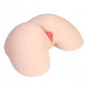 Мастурбатор-полуторс с двойным слоем материала и вибрацией Jenny Onahole Real Hips - KOKOS - в Ставрополе купить с доставкой