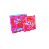 Презервативы с разогревающим эффектом Expert Hot Love - 3 шт. - Expert - купить с доставкой в Ставрополе