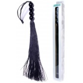 Черная силиконовая плеть - 37 см. - Boys of Toys - купить с доставкой в Ставрополе