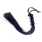 Черная силиконовая плеть - 37 см. - Boys of Toys - купить с доставкой в Ставрополе