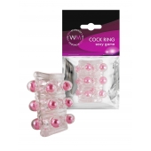 Прозрачная сквозная насадка на пенис с цветными шариками - Erowoman-Eroman - в Ставрополе купить с доставкой