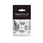 Эластичное эрекционное кольцо с черными «ресничками» - Sextaz - в Ставрополе купить с доставкой