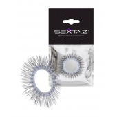 Круглое эрекционное кольцо с «ресничками» - Sextaz - в Ставрополе купить с доставкой