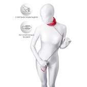 Красный ошейник с подкладкой из меха - ToyFa - купить с доставкой в Ставрополе