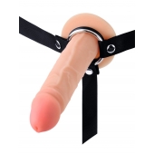 Мужской полый страпон на регулируемых ремнях - 18,5 см. - Sex Expert - купить с доставкой в Ставрополе