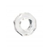 Прозрачное эрекционное кольцо в форме гайки - Sex Expert - в Ставрополе купить с доставкой