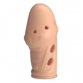 Телесная насадка на пенис Booker - 8 см. - Baile - в Ставрополе купить с доставкой