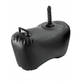 Черное надувное кресло с платформой для фиксации дилдо Body Dock Inflatable Love Seat - Pipedream - купить с доставкой в Ставрополе