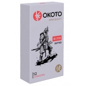 Точечные презервативы OKOTO Dotted - 12 шт. - Sitabella - купить с доставкой в Ставрополе