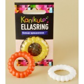 Цветное рельефное эрекционное кольцо Ellasring - Sitabella - в Ставрополе купить с доставкой