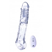 Прозрачная насадка-удлинитель Length Enhancer With Bullet с подхватом - 22,3 см. - NMC - в Ставрополе купить с доставкой