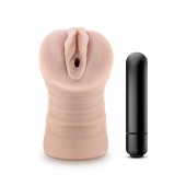 Телесный мастурбатор-вагина Ayumi с вибрацией - Blush Novelties - в Ставрополе купить с доставкой