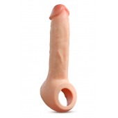 Телесная насадка-удлинитель Thrive 8.75 Inch Realistic Penis Extender Sleeve - 22,2 см. - Blush Novelties - в Ставрополе купить с доставкой