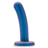 Синяя насадка с гладкой поверхностью Surrender 5.75 Inch Intermediate Pegging Dildo - 14,6 см. - Blush Novelties - купить с доставкой в Ставрополе