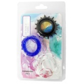 Набор из 3 эрекционных колец разного цвета и рельефа - Boys of Toys - в Ставрополе купить с доставкой