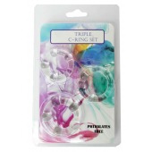 Набор из 3 эрекционных прозрачных колец - Boys of Toys - в Ставрополе купить с доставкой