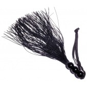 Черная силиконовая плетка - 25,4 см. - Boys of Toys - купить с доставкой в Ставрополе